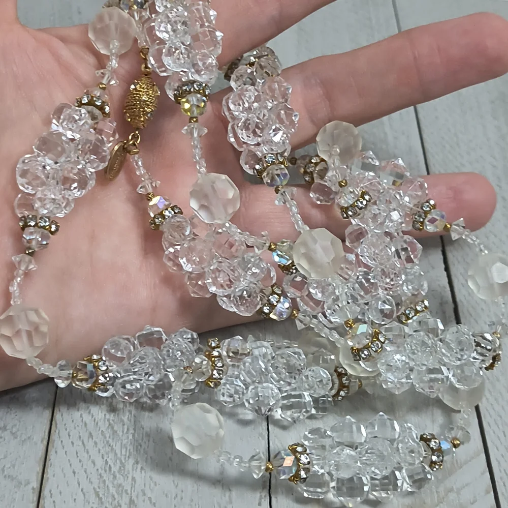 Vintage Vendome Crystal Necklace – 45 inches - Picture 7 of 7